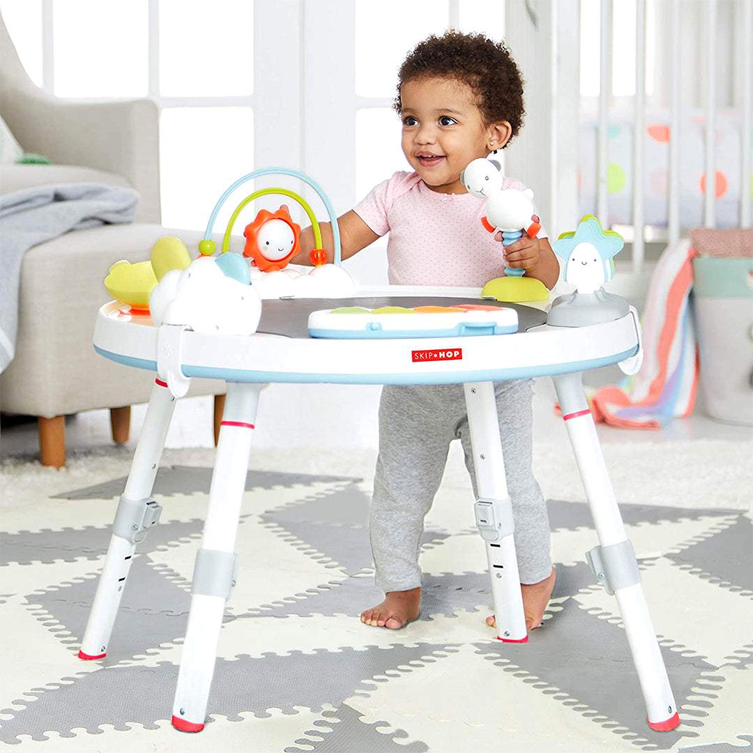 Skip Hop Silver lining Cloud Baby View 3 Stage Activity Center || 4months to 48months