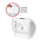 Skip Hop White Color Made For Me Potty Training || 18months to 48months