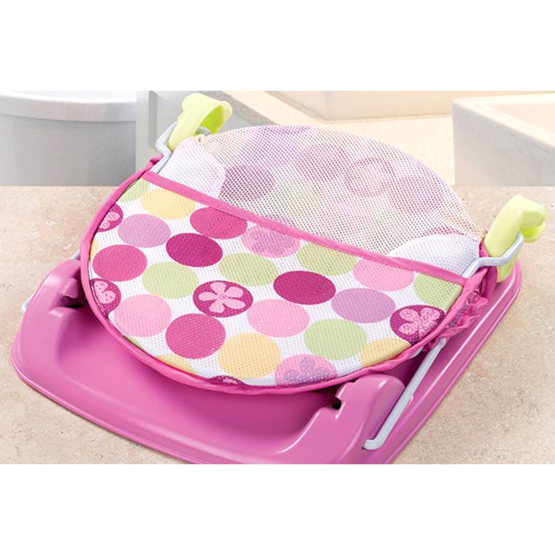 Summer Infant Mothers Touch Deluxe Baby Bather Circle Daisy || Birth+ to 9months || Distress Box