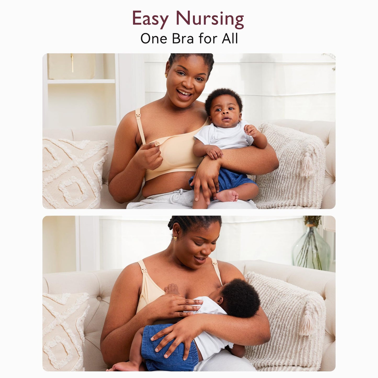 Momcozy Maternity Accessory YN08-Hands-Free Pumping Bra - Skin