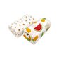 Nuluv Yellow Pineapple Swaddle Wrap (0 to 6 Months) White