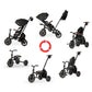 Qplay Stroller Comfo Max 7in1 Grey 10 to 72 Months