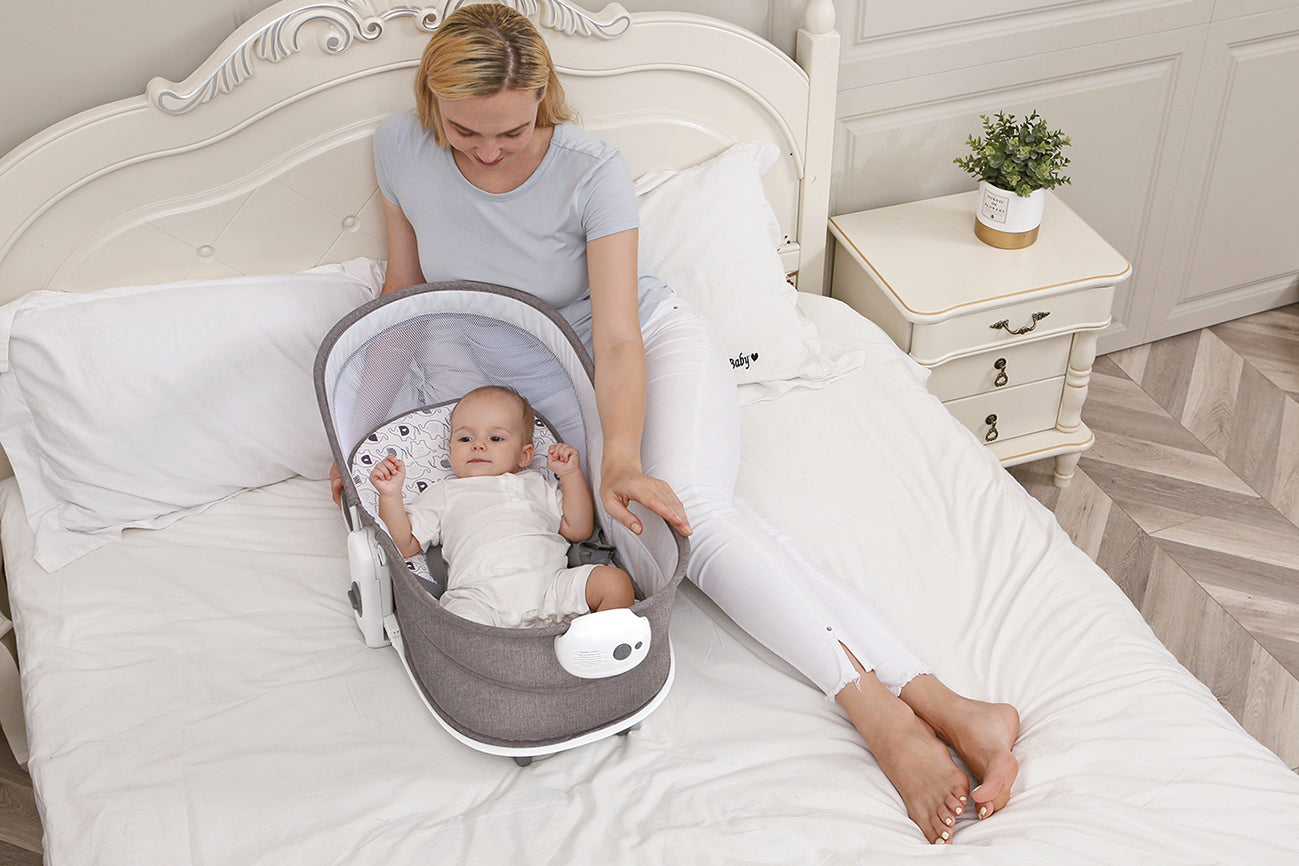 Mastela 6in1 Multi-Function Bassinet, Bouncer and Rocker-Birth to 36months - Toys4All.in