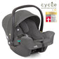 Joie Litetrax 4 Stroller & Gemm Infant Carrier - Travel System - Pebble - Birth to 4 years