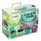 Melii Snap & Go Pods (6oz) - 4 piece set Multicolor ~ 3 to 24 Months- Open Box
