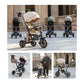 Qplay Stroller Comfo Max 7in1 Grey 10 to 72 Months