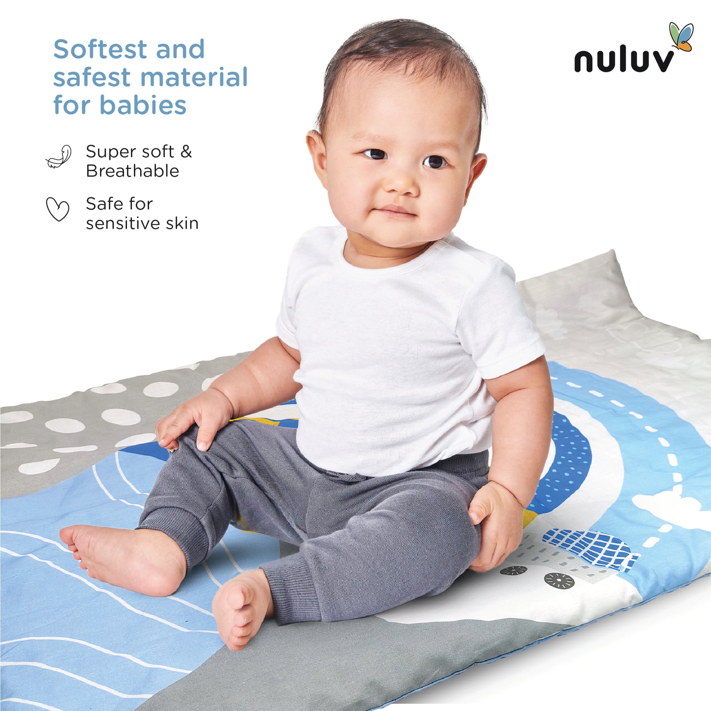 Nuluv Baby Quilt for Newborns